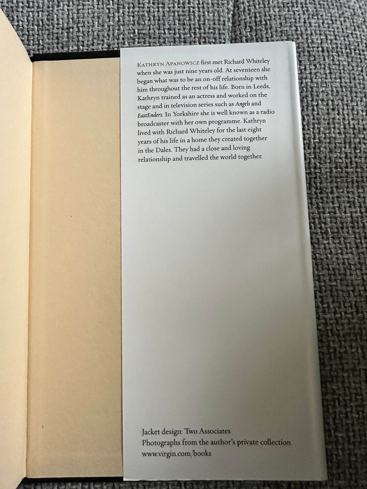 2006*1st SIGNED* Richard By Kathryn - Kathryn Apanowicz (Virgin Books) - Honeyburn Books (UK)