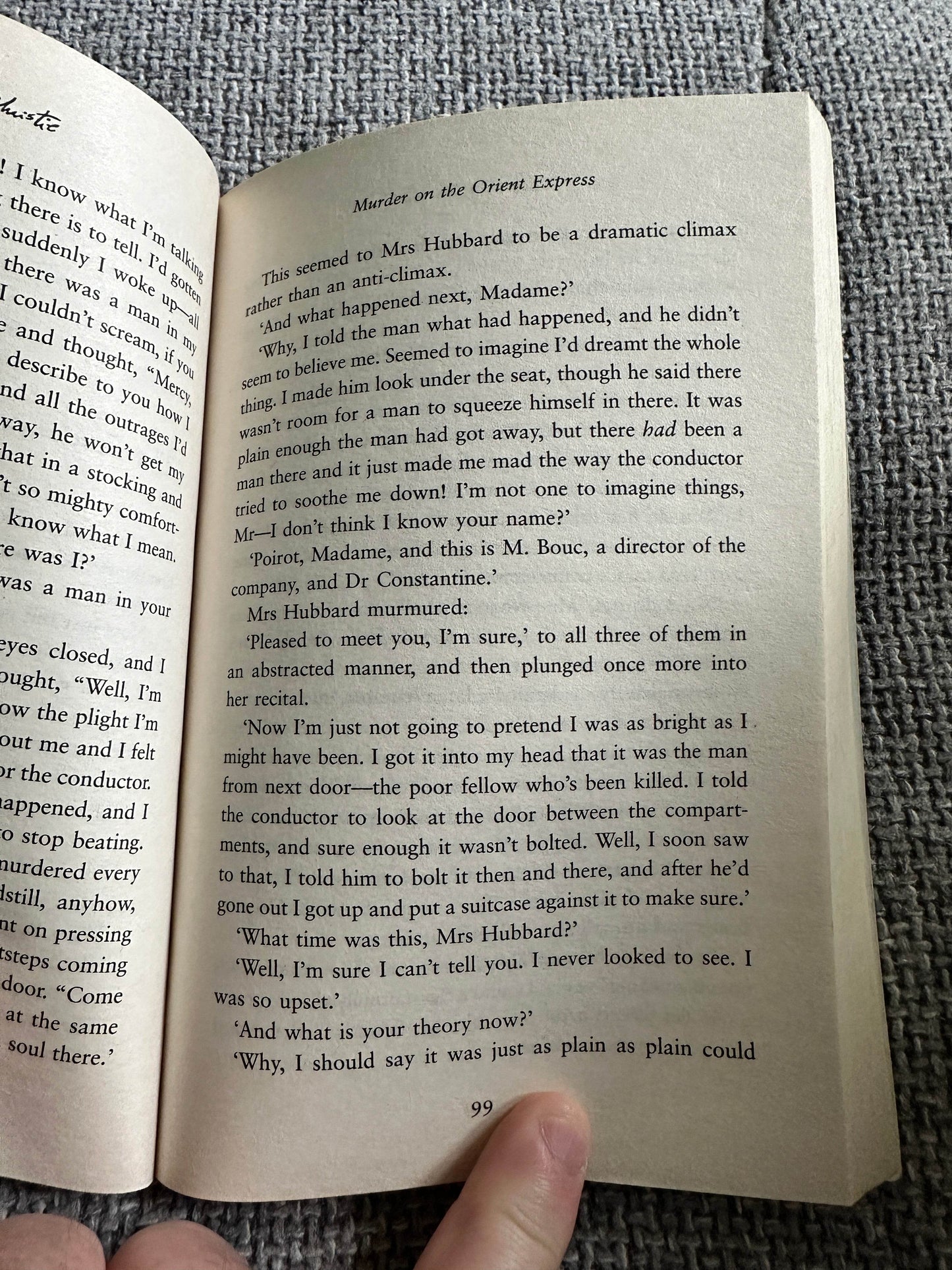 2018 Murder On The Orient Express - Agatha Christie (HarperCollins) - Honeyburn Books (UK)
