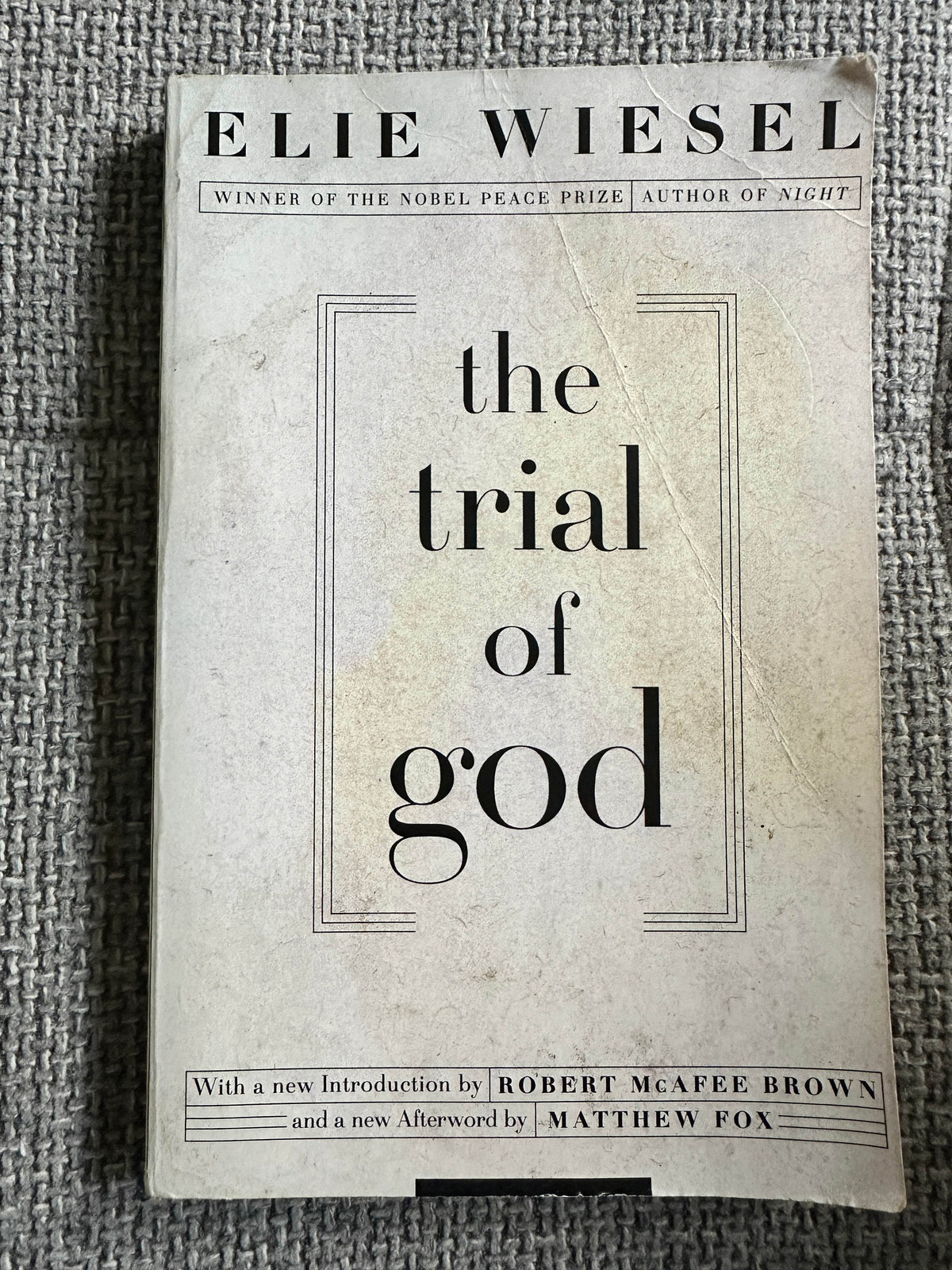 1995 The Trial Of God - Elie Wiesel (Schocken Books, New York) - Honeyburn Books (UK)
