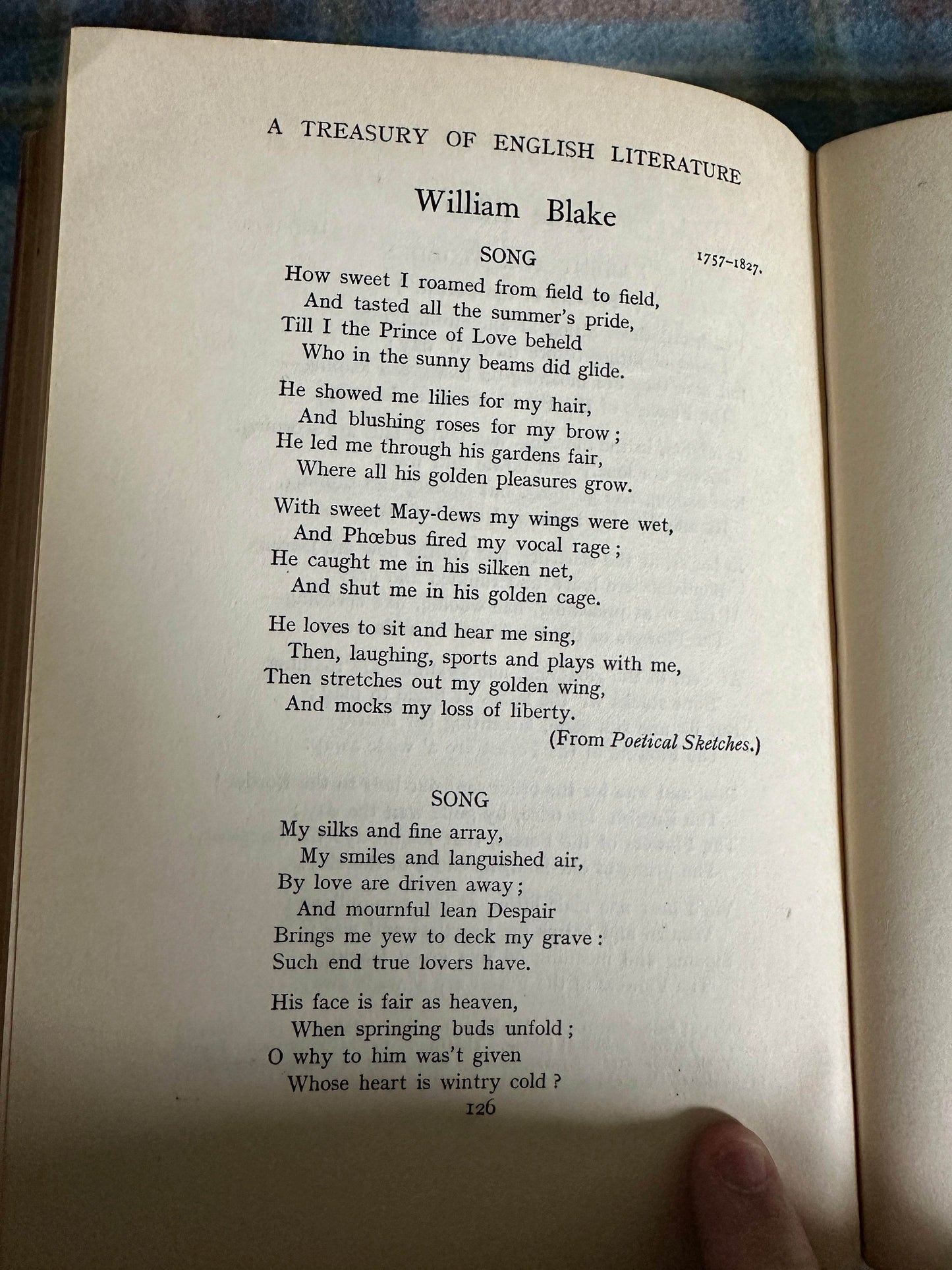 1908*1st* A Treasury Of English Language(Johnson to Burns) Kate Warren (Archibald Constable & Co Ltd) - Honeyburn Books (UK)