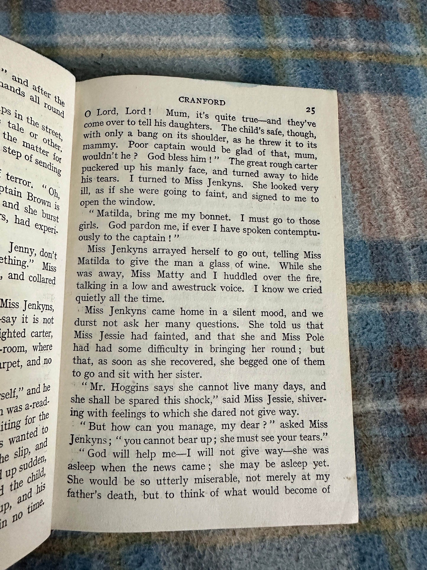 1950’s Cranford - Mrs. Gaskell(Thomas Nelson Publisher) - Honeyburn Books (UK)