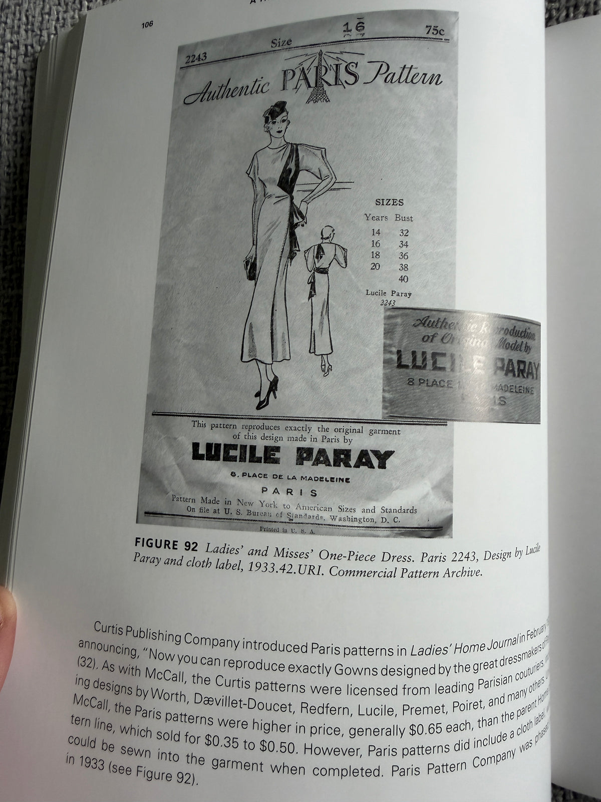 2016 History of Paper Pattern Industry Insights and Trends - Honeyburn Books (UK)