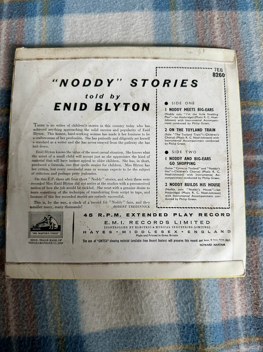 1959 Noddy Stories spoken by Enid Blyton on vinyl record - Honeyburn Books (UK)