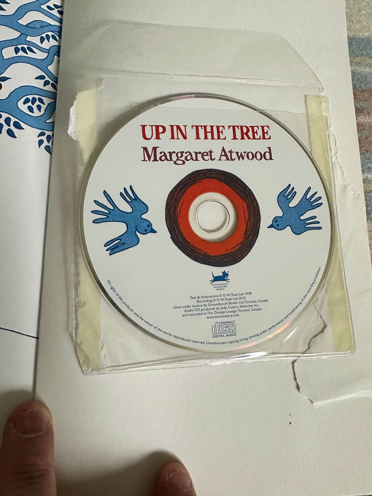 2010*1st* Up In The Tree + CD - Margaret Atwood(Bloomsbury) - Honeyburn Books (UK)