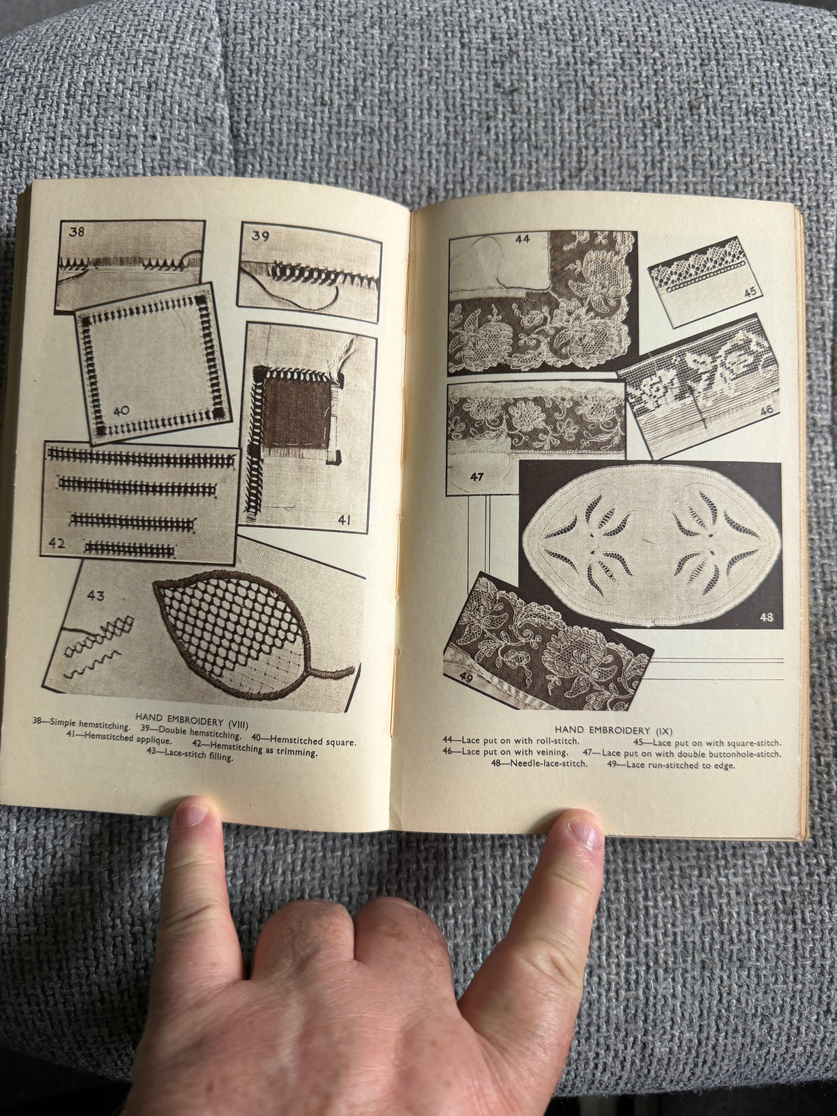 1940 Needlework Crafts Book by Irene Davison, Agnes M. Miall, R.K. & M.I.R. Polkinghorne - News Chronicle Edition - Honeyburn Books (UK)