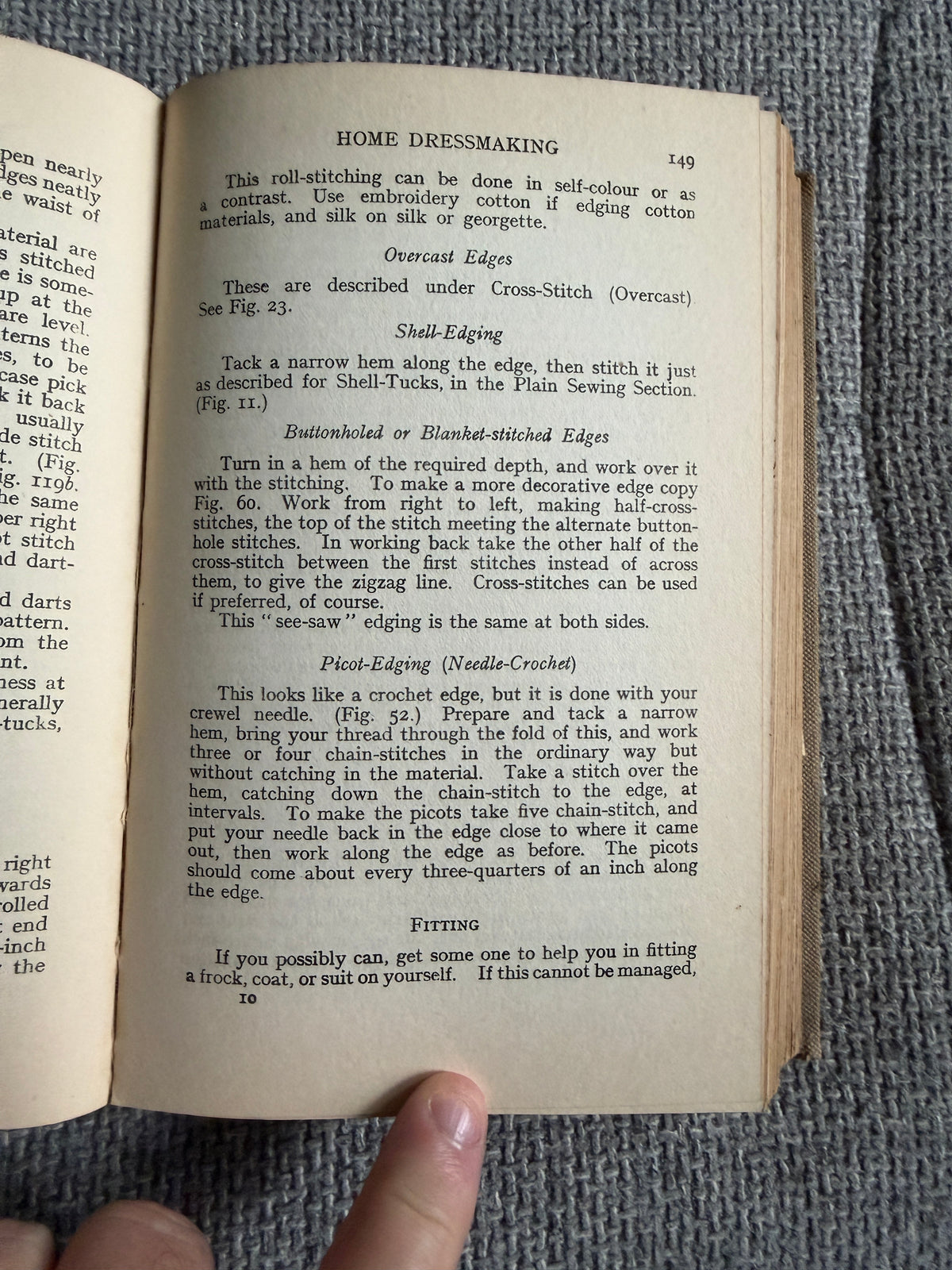 1940 Needlework Crafts Book by Irene Davison, Agnes M. Miall, R.K. & M.I.R. Polkinghorne - News Chronicle Edition - Honeyburn Books (UK)