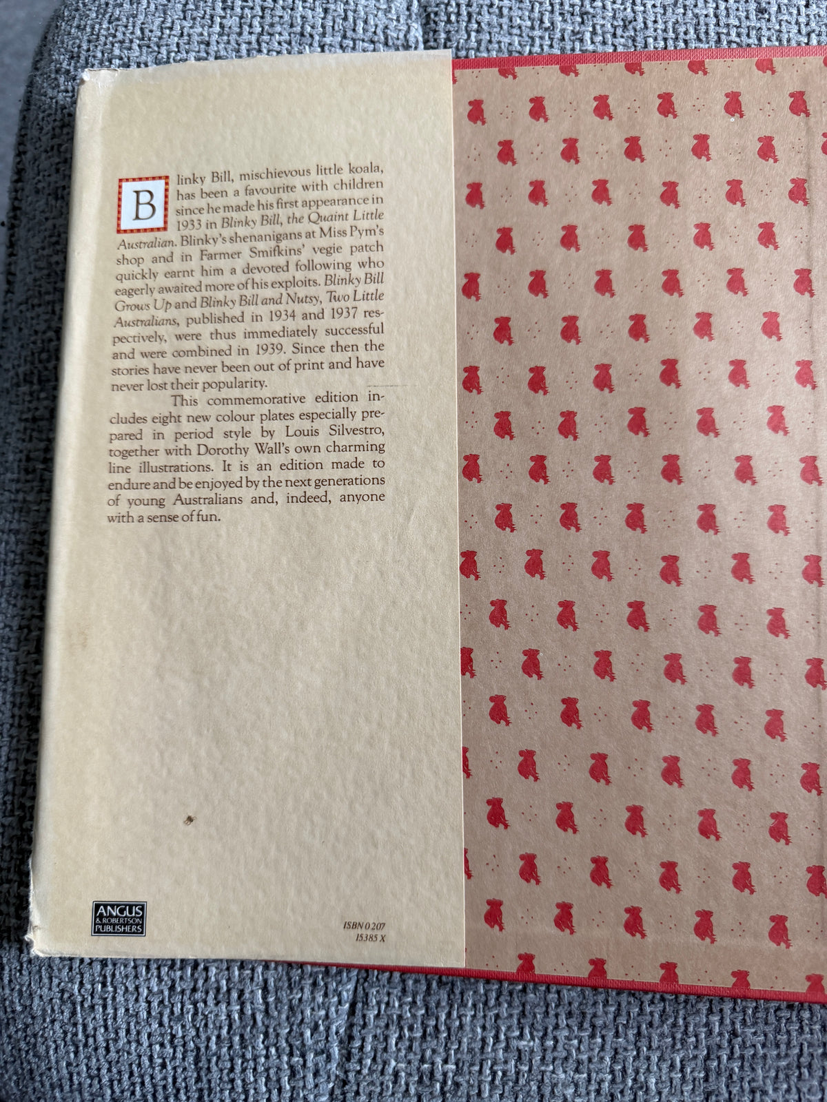 1986 The Complete Adventures of Blinky Bill Commemorative Edition by Dorothy Wall Angus & Robertson - Honeyburn Books (UK)