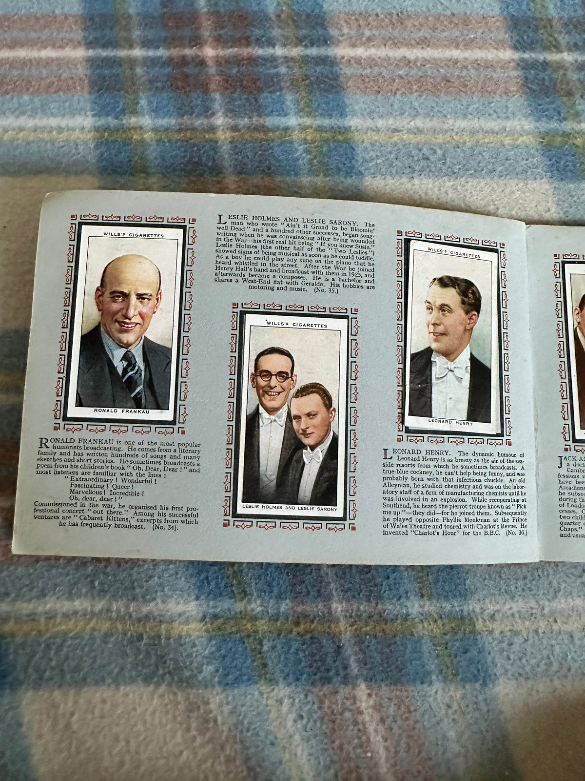 1940’s Radio Celebrities (Wills Cigarette cards complete set) - Honeyburn Books (UK)