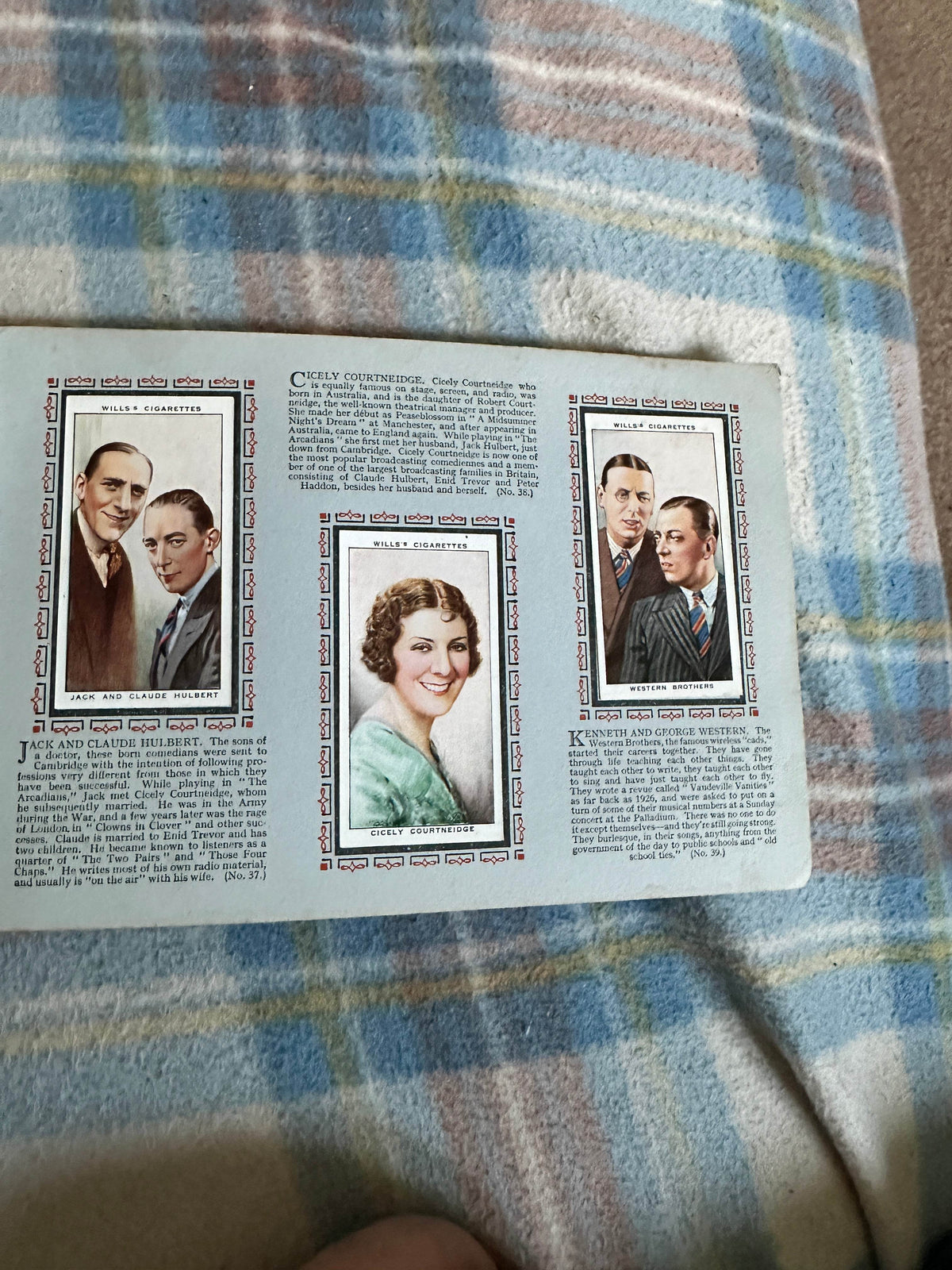 1940’s Radio Celebrities (Wills Cigarette cards complete set) - Honeyburn Books (UK)