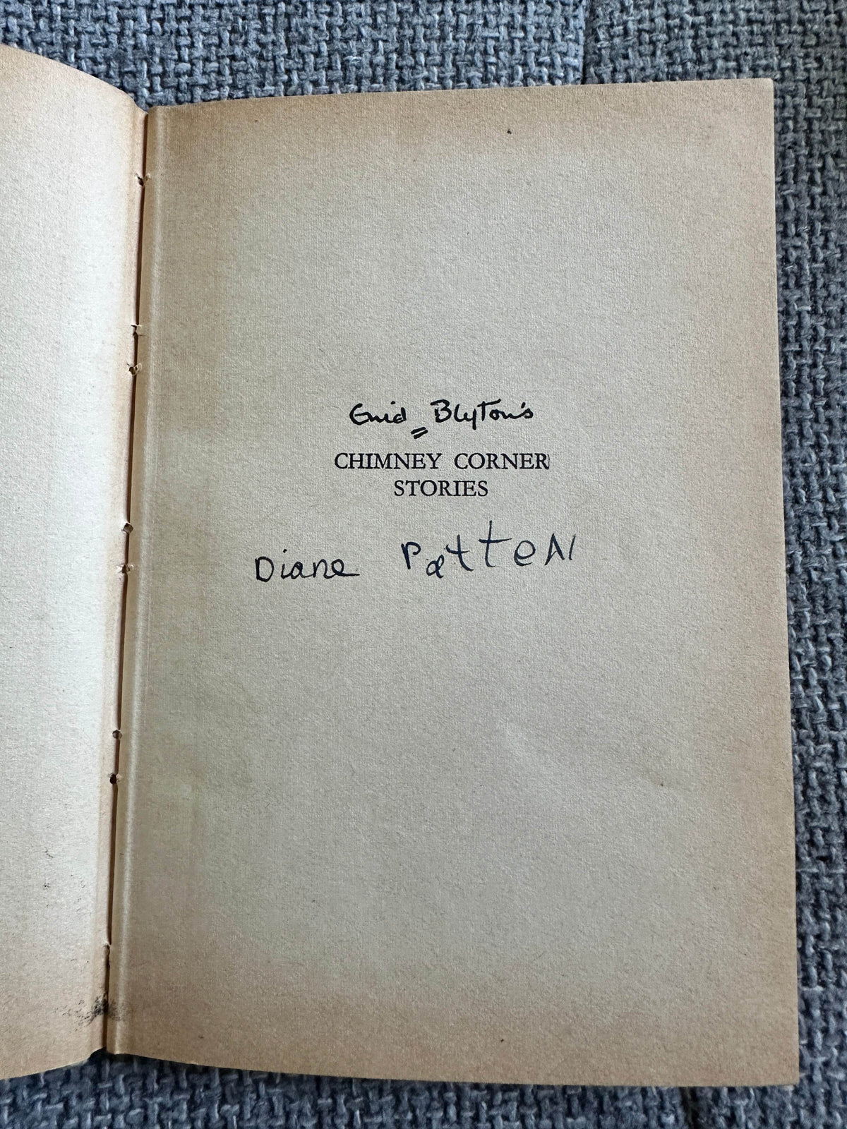 1963 Chimney Corner Stories - Enid Blyton (Dean & Son Ltd) - Honeyburn Books (UK)