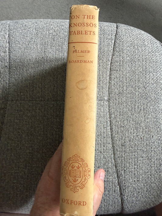 1963*1st* On The Knossos Tablets - L. R. Palmer & John Boardman (Oxford) - Honeyburn Books (UK)
