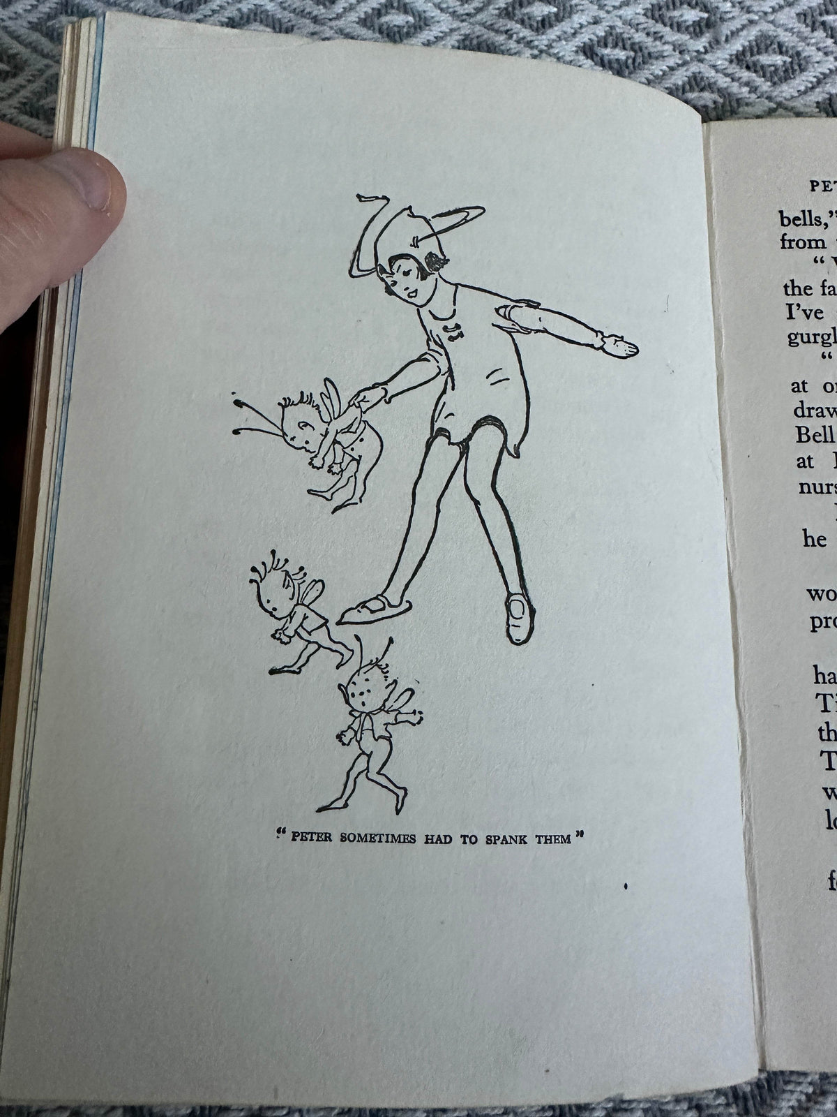 1967 J. M. Barrie’s Peter Pan & Wendy - retold May Byron(Mable Lucie Attwell illustration) - Honeyburn Books (UK)