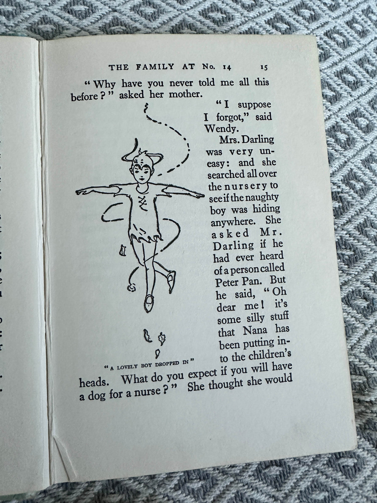 1967 J. M. Barrie’s Peter Pan & Wendy - retold May Byron(Mable Lucie Attwell illustration) - Honeyburn Books (UK)
