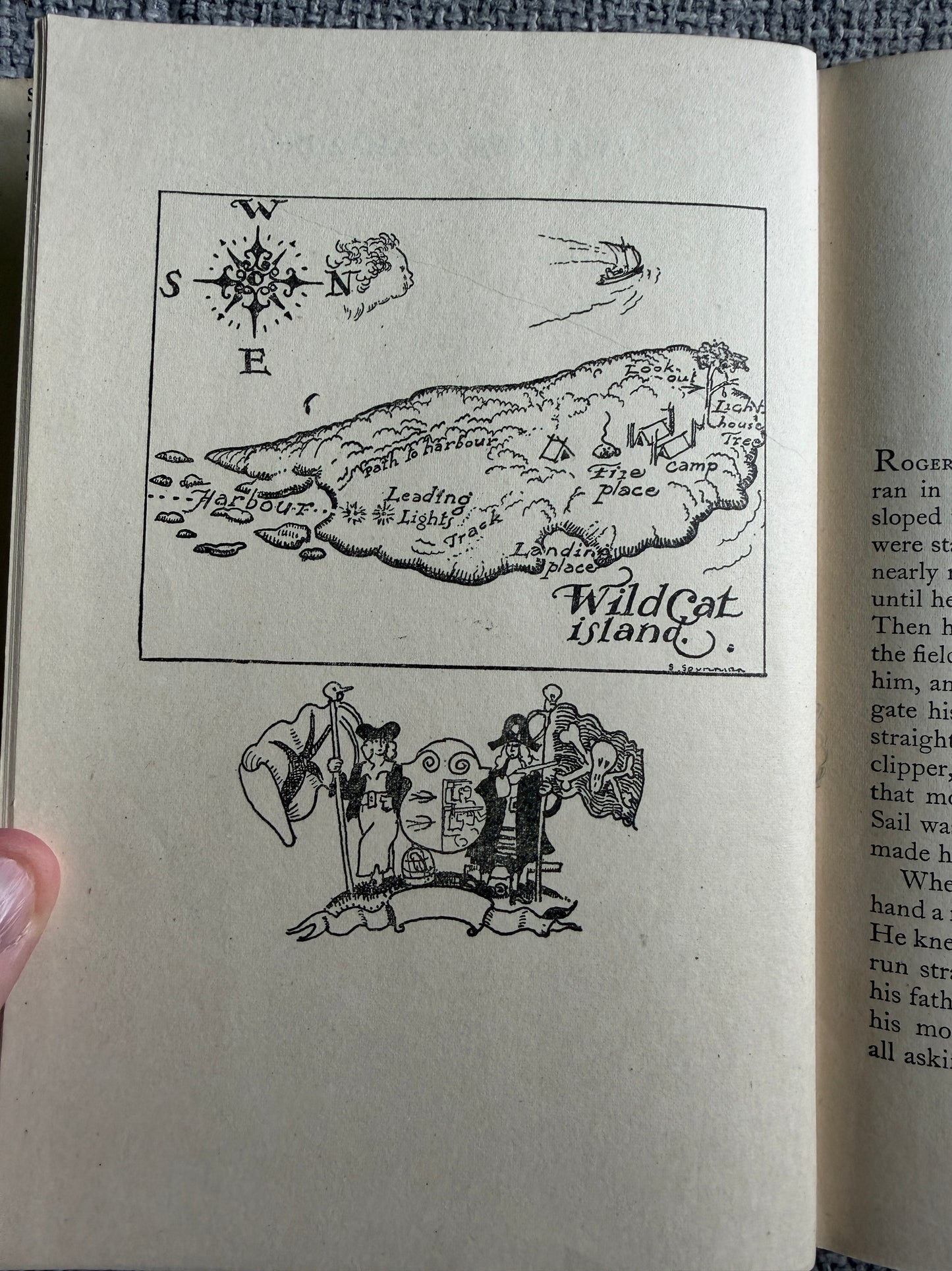 1944 Swallows & Amazons - Arthur Ransome (Nancy Blackett illust) Jonathan Cape - Honeyburn Books (UK)