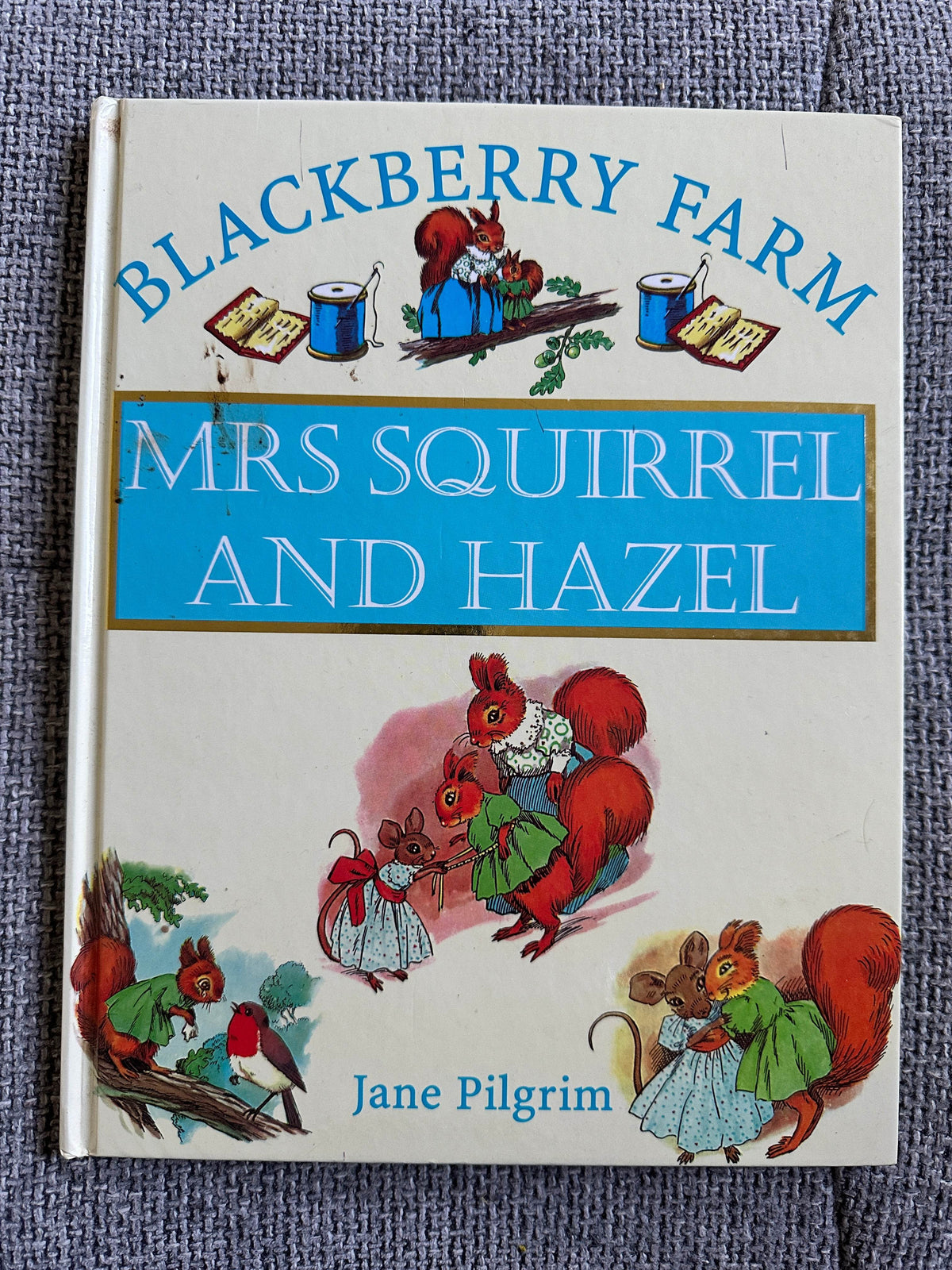 2000 Blackberry Farm: Mrs. Squirrel & Hazel - Jane Pilgrim (F. Stocks May Illust) Brockhampton Press - Honeyburn Books (UK)