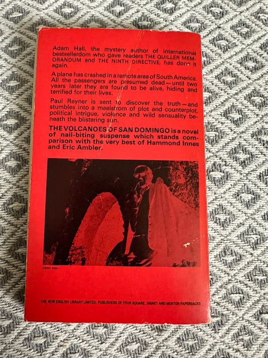 1968 The Volcanoes Of San Domingo - Adam Hall(The New English Library) - Honeyburn Books (UK)