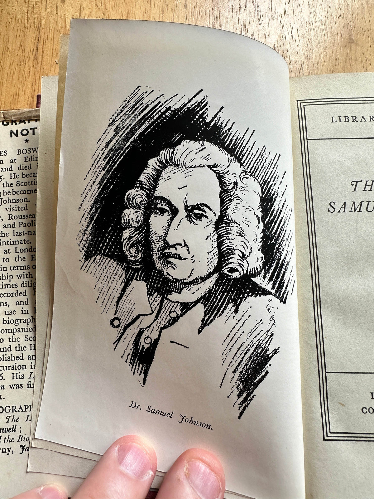 1953 The Life Of Samuel Johnson by James Boswell(Collins Pocket Classic) - Honeyburn Books (UK)