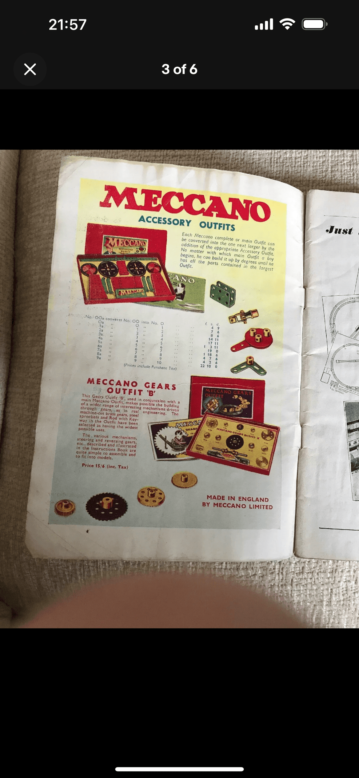 FEBRUARY 1959 Vintage Meccano Magazine A FESTINIOG RAILWAY SCENE 20954 - Honeyburn Books (UK)