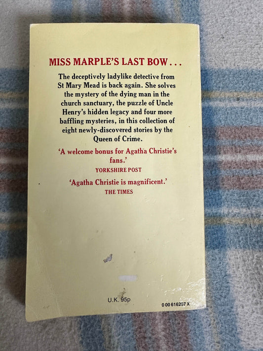 1981 Miss Marple’s Final Cases - Agatha Christie(Fontana) - Honeyburn Books (UK)