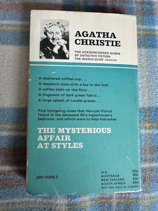 1971 The Mysterious Affair At Styles - Agatha Christie(Pan Books) - Honeyburn Books (UK)