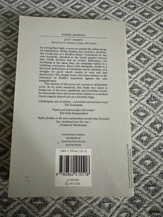 2000 Just Duffy - Robin Jenkins(Canongate Classics) - Honeyburn Books (UK)