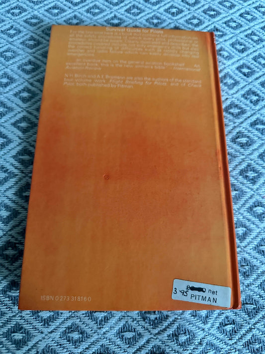 1975 Flight Emergency Procedures For Pilots - N. H. Birch & A. E. Bramson(Pitman Publishing) - Honeyburn Books (UK)