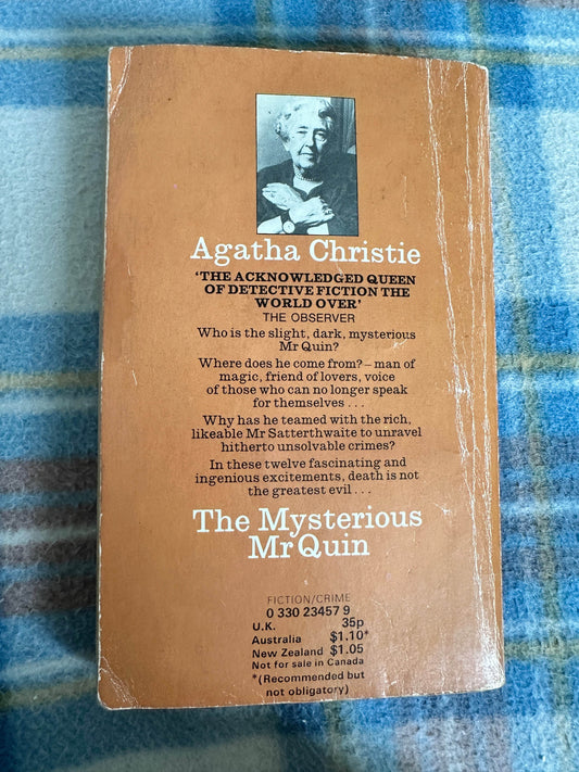 1974 The Mysterious Mr. Quin - Agatha Christie(Pan Books) - Honeyburn Books (UK)