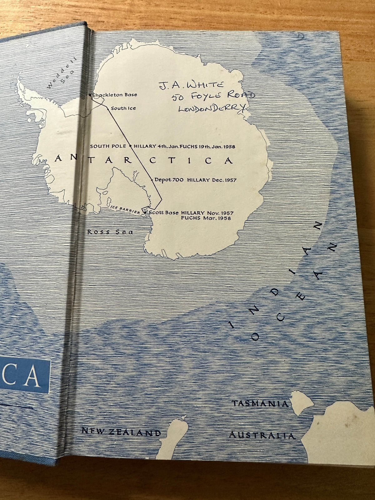1958*1st* The Crossing Of Antarctica - Sir Vivian Fuchs & Sir Edmund Hillary(Cassell) - Honeyburn Books (UK)