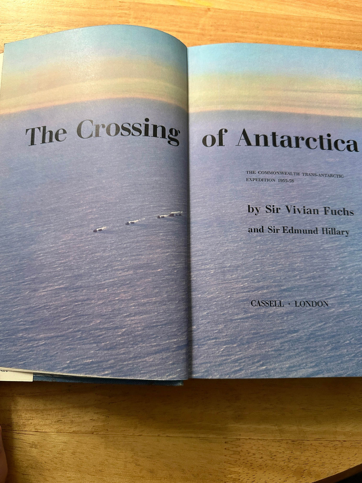 1958*1st* The Crossing Of Antarctica - Sir Vivian Fuchs & Sir Edmund Hillary(Cassell) - Honeyburn Books (UK)