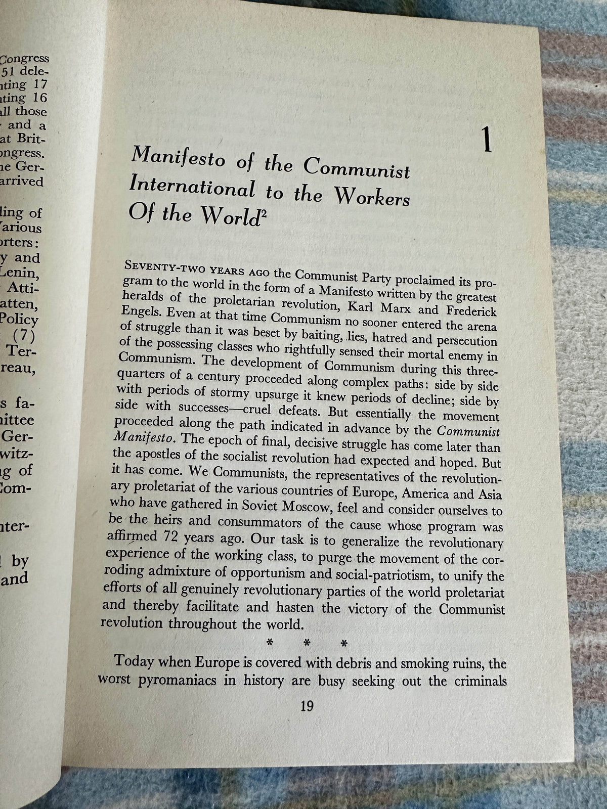 1945*1st* The First Five Years of The Communist International vol 1 - Leon Trotsky(Pioneer Publishers) - Honeyburn Books (UK)