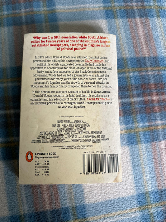 1987 Asking For Trouble - Donald Woods(Penguin) - Honeyburn Books (UK)