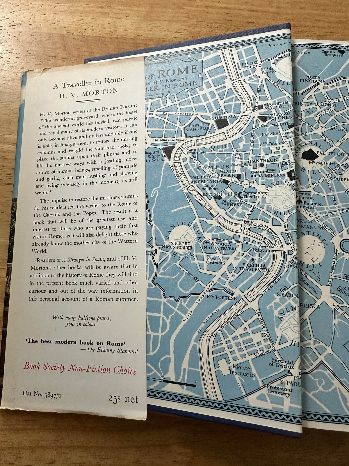 1958 A Traveller In Rome - H. V. Morton(Methuen) - Honeyburn Books (UK)