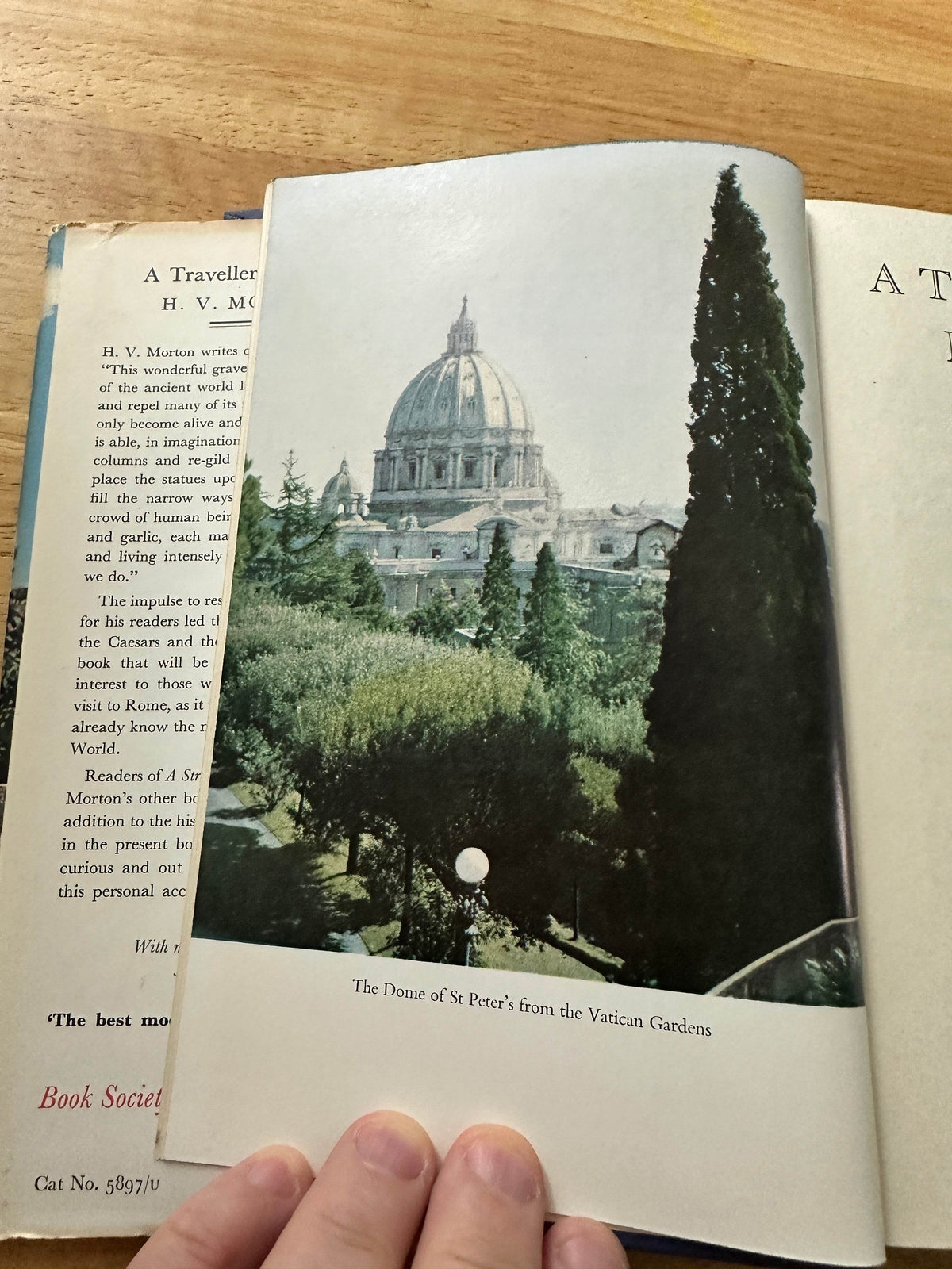 1958 A Traveller In Rome - H. V. Morton(Methuen) - Honeyburn Books (UK)