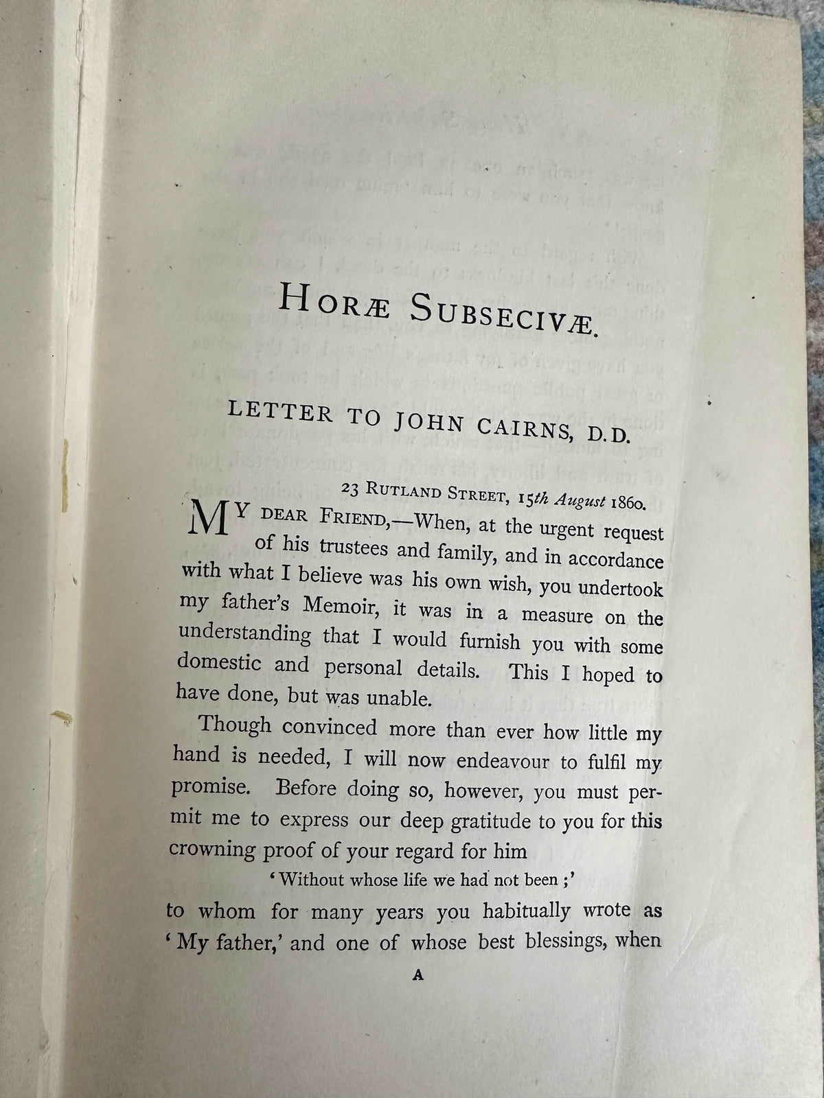 1882 Horæ Subsectivæ / Rab & His Friends - John Brown(David Douglas Published) - Honeyburn Books (UK)