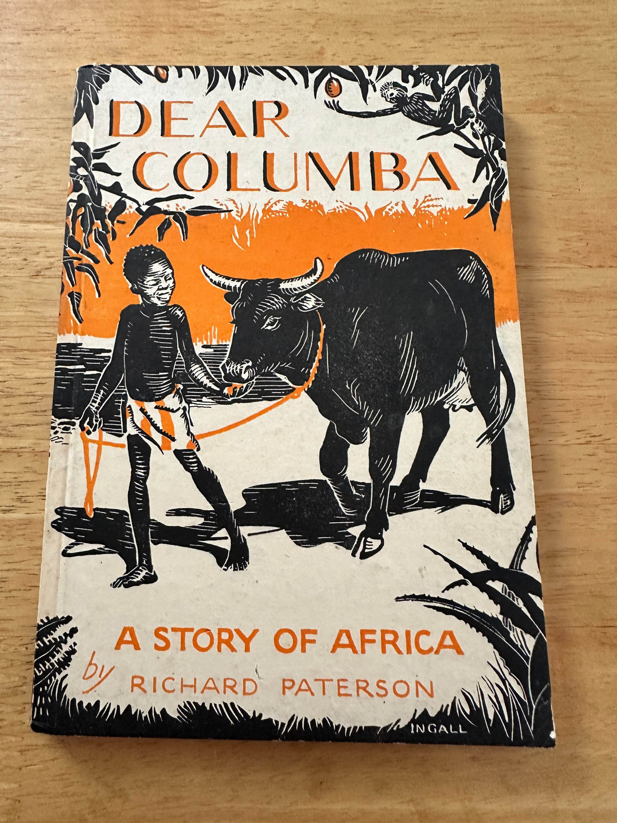 1948 Dear Columba(A Story of Africa) Richard Paterson(E. M. Ingall Illust)Edinburgh House Press - Honeyburn Books (UK)