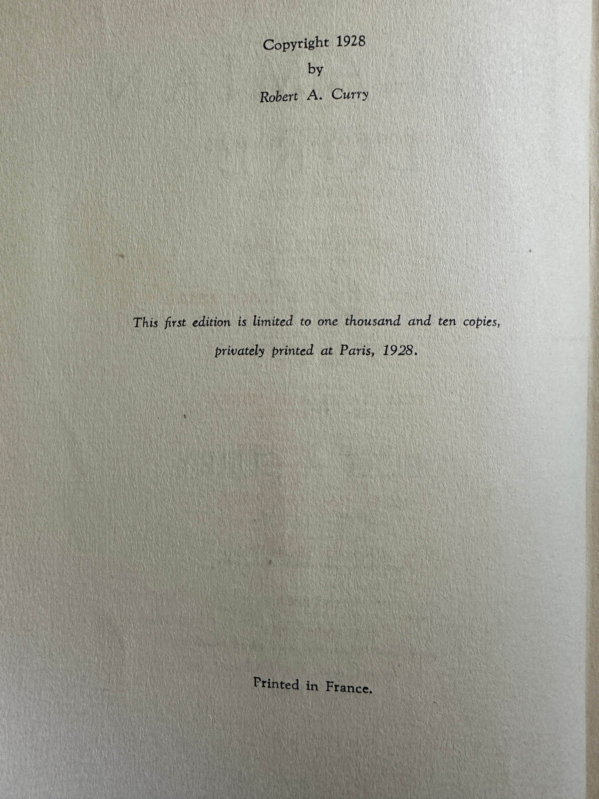 1928*1st Limited Edition* Bahamian Lore - Robert A. Curry (Gordon Bazeley Illust) One of 1,010 copies Printed Privately In Paris - Honeyburn Books (UK)