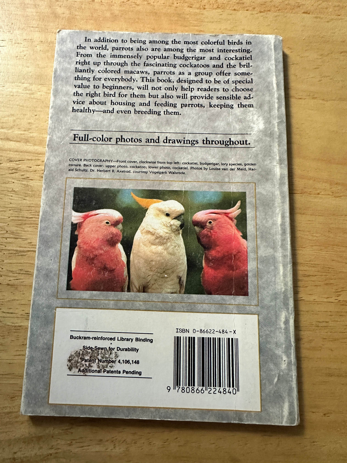1988*1st* A Step By Step Book About Parrots - Elaine Radford(T. F. H. Publications) - Honeyburn Books (UK)