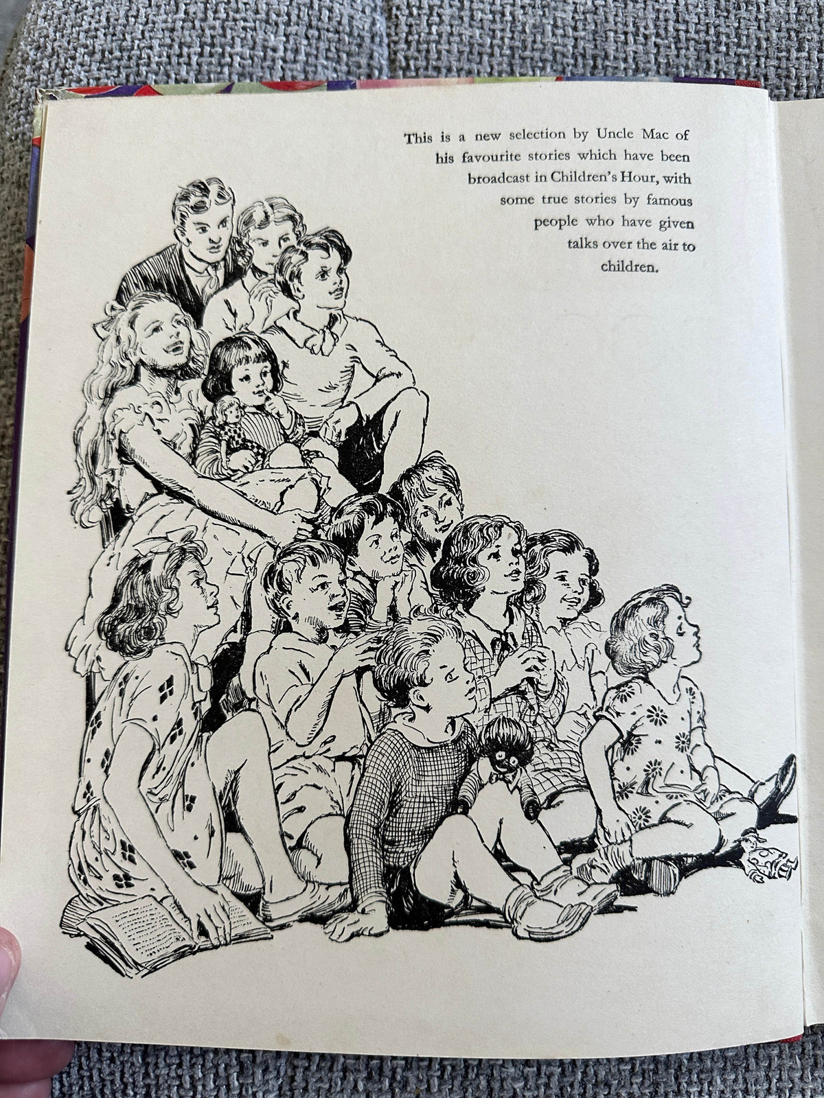 1950 Uncle Mac’s Children’s Hour - Derek McCulloch (Helen Jacobs & Barbara Freeman Illust) Sampson Low, Marston & Co Ltd. - Honeyburn Books (UK)