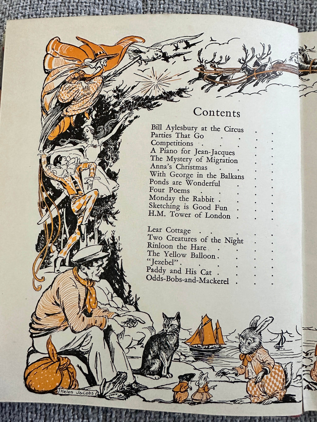 1950 Uncle Mac’s Children’s Hour - Derek McCulloch (Helen Jacobs & Barbara Freeman Illust) Sampson Low, Marston & Co Ltd. - Honeyburn Books (UK)