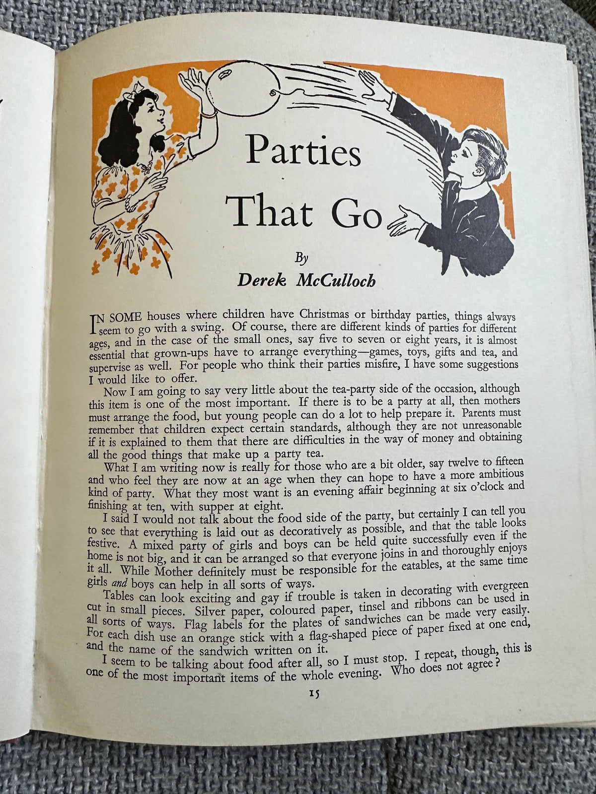 1950 Uncle Mac’s Children’s Hour - Derek McCulloch (Helen Jacobs & Barbara Freeman Illust) Sampson Low, Marston & Co Ltd. - Honeyburn Books (UK)
