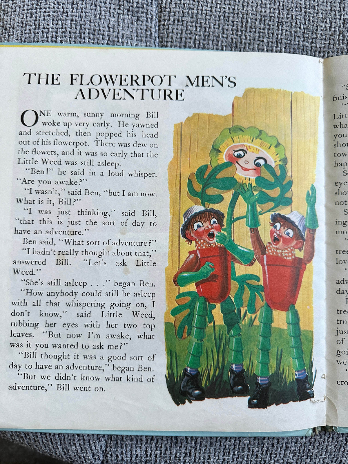 1966 Bill & Ben The Flowerpot Men (Phil Gascoine illustration) Purnell - Honeyburn Books (UK)