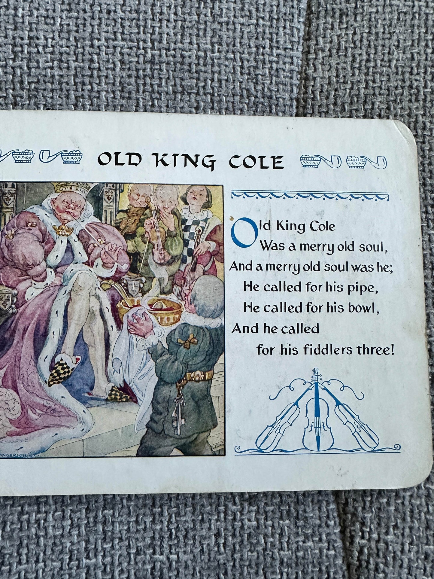 1930’s Nursery Rhymes (Thomas Nelson & Sons Ltd) Board Book - Honeyburn Books (UK)