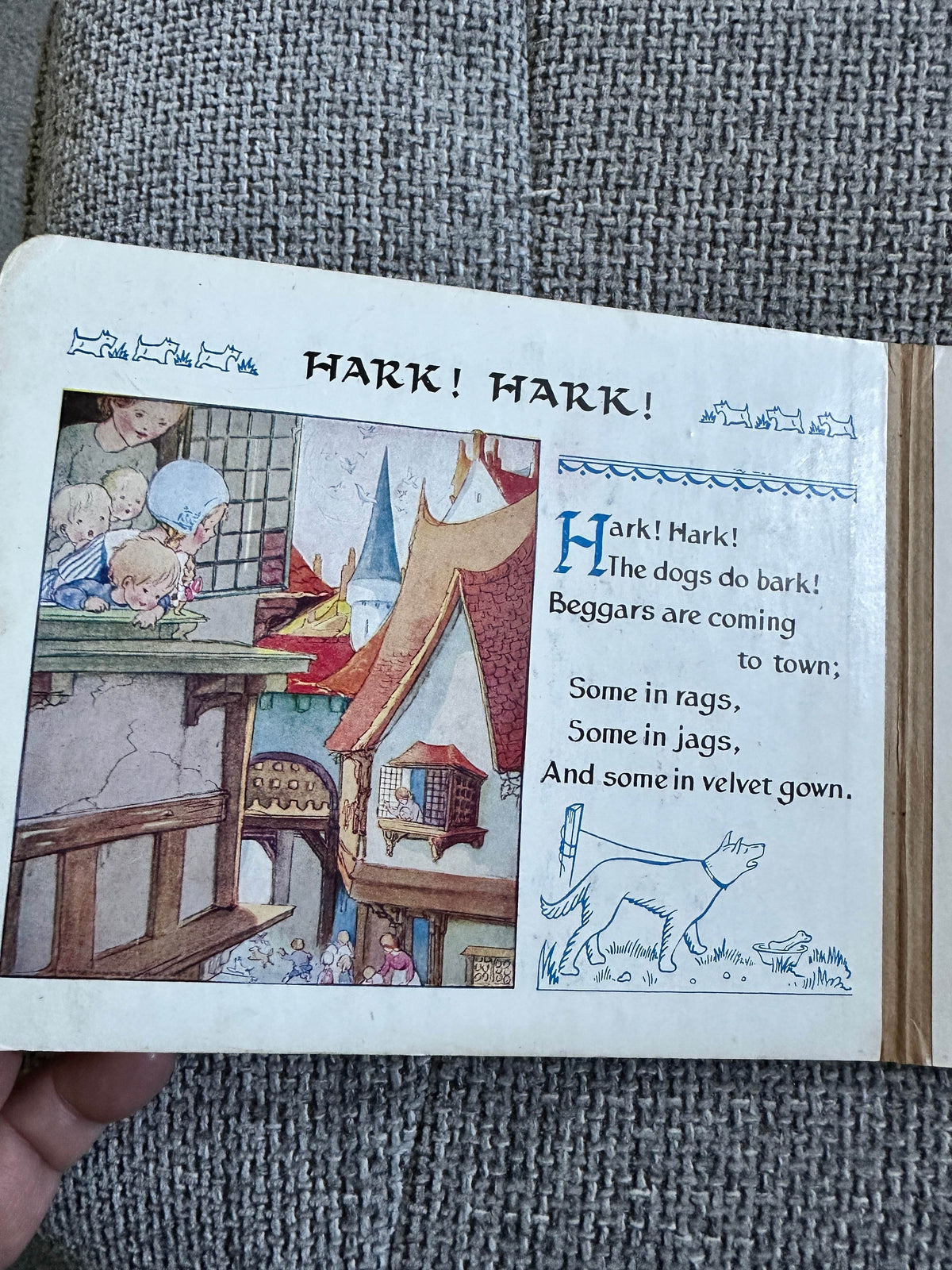 1930’s Nursery Rhymes (Thomas Nelson & Sons Ltd) Board Book - Honeyburn Books (UK)