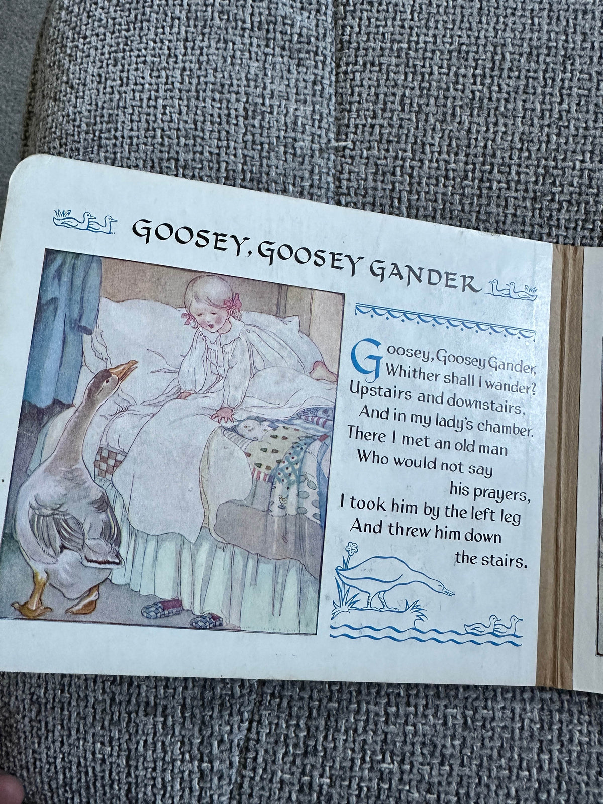 1930’s Nursery Rhymes (Thomas Nelson & Sons Ltd) Board Book - Honeyburn Books (UK)