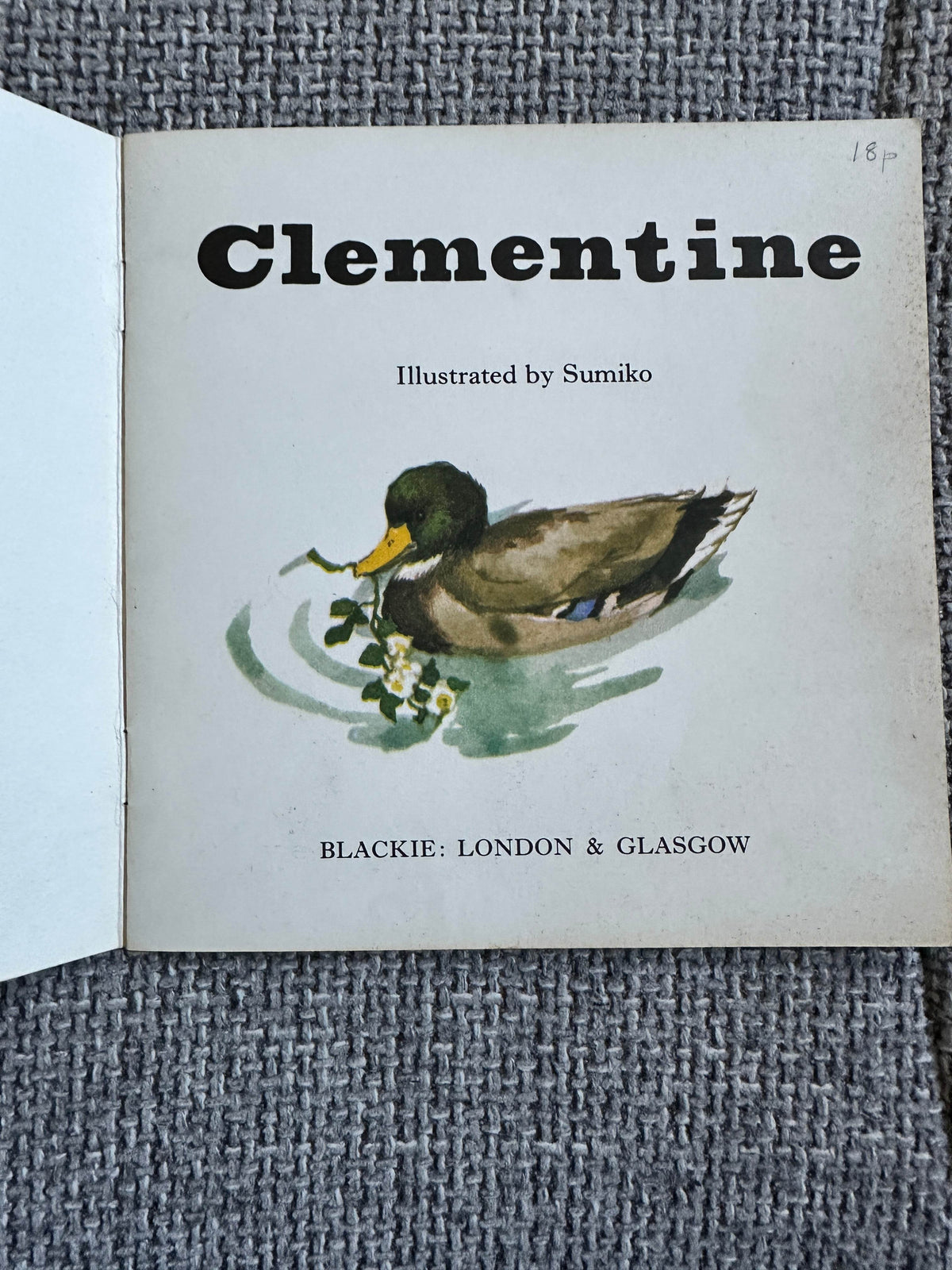 1972 Clementine (Sumiko Illust) Blackie - Honeyburn Books (UK)