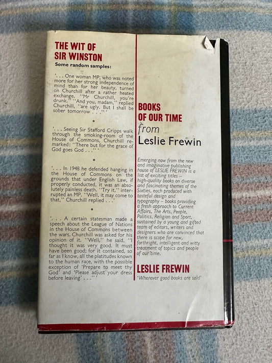 1965*1st* The Wit Of Sir Winston - Adam Sykes & Iain Sproat (Leslie Frewin Publish) - Honeyburn Books (UK)