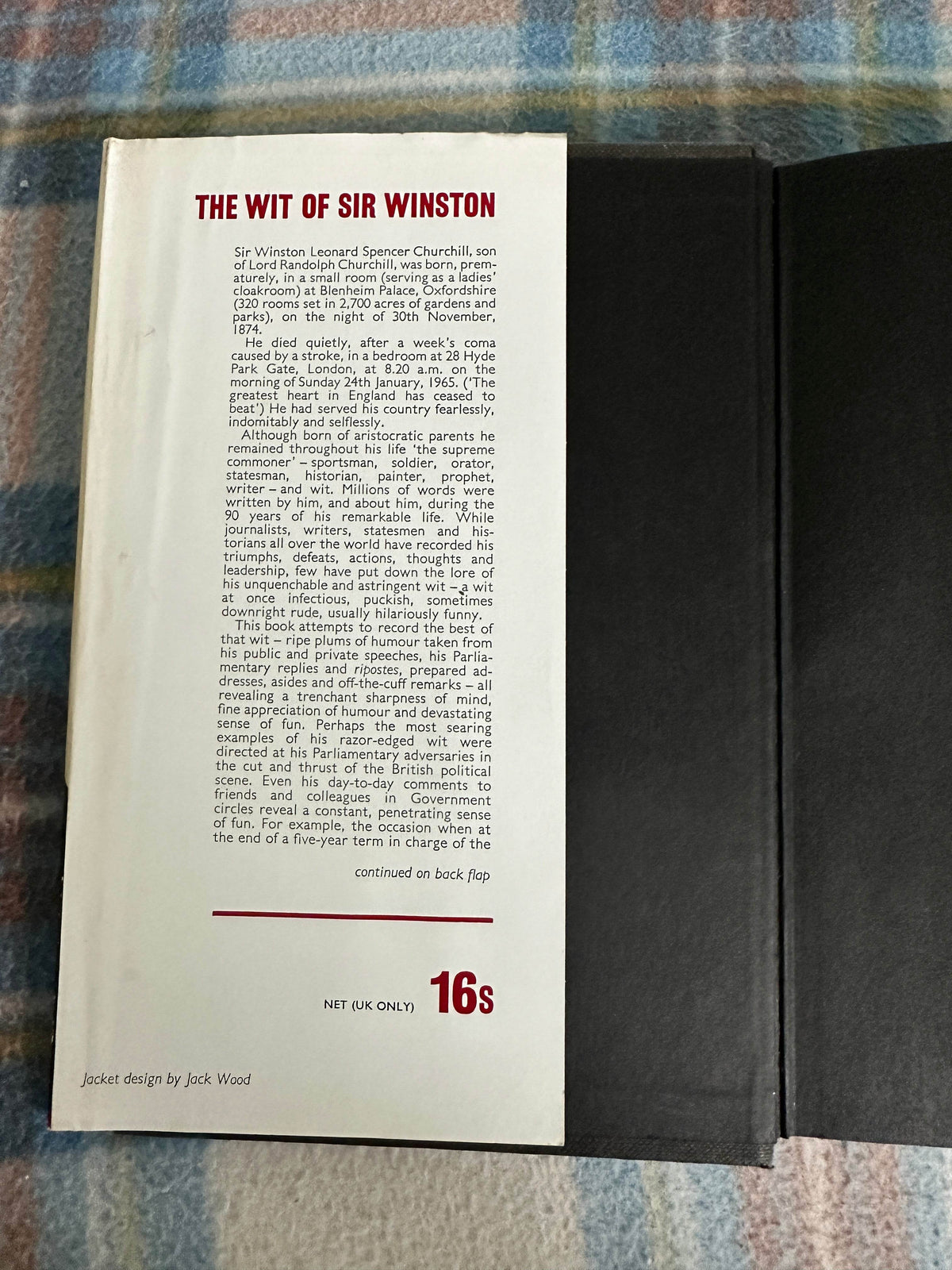 1965*1st* The Wit Of Sir Winston - Adam Sykes & Iain Sproat (Leslie Frewin Publish) - Honeyburn Books (UK)