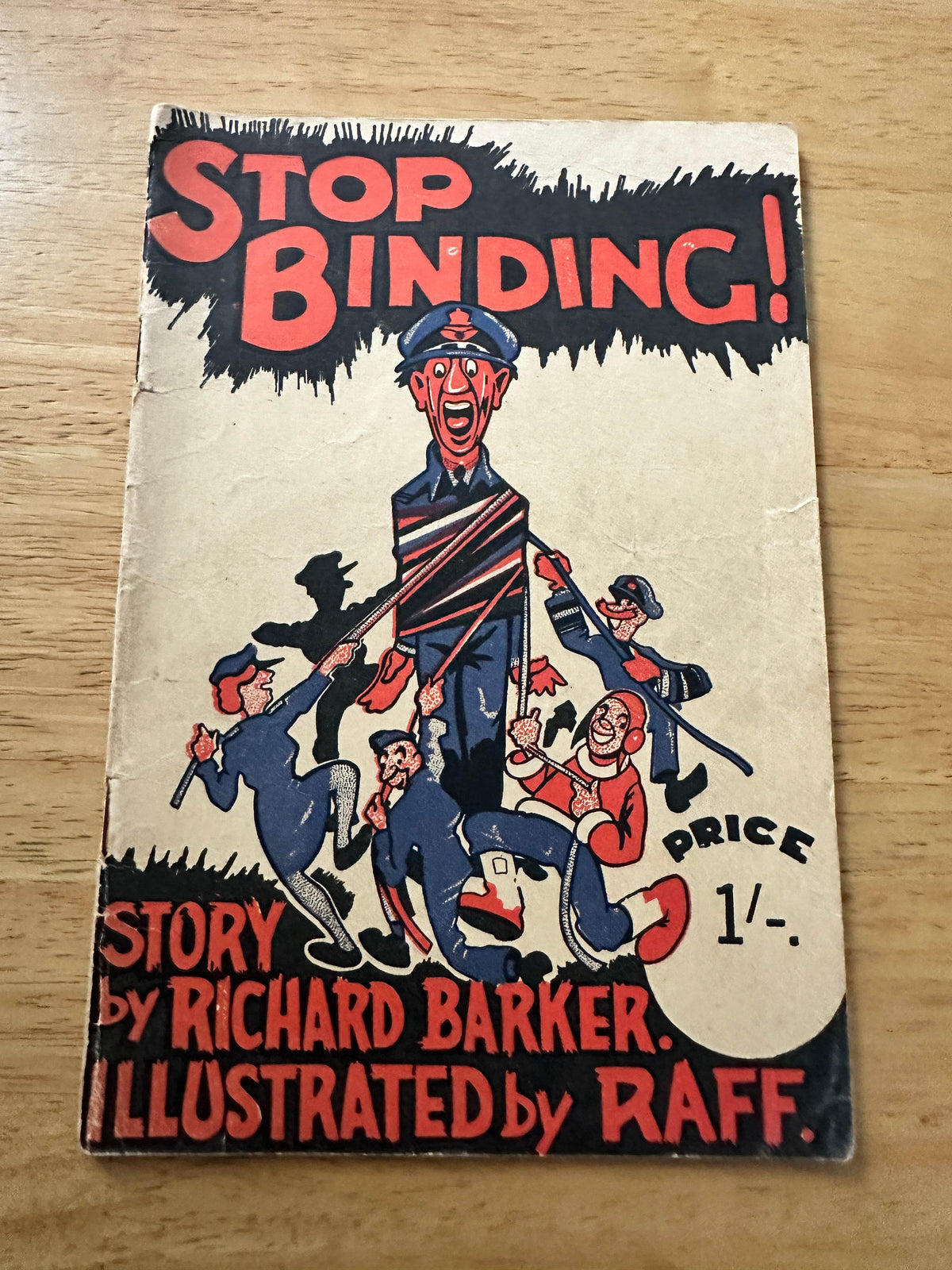 1946 Stop Binding - Richard Barker(Illust RAFF)The Punch Bowl Press - Honeyburn Books (UK)
