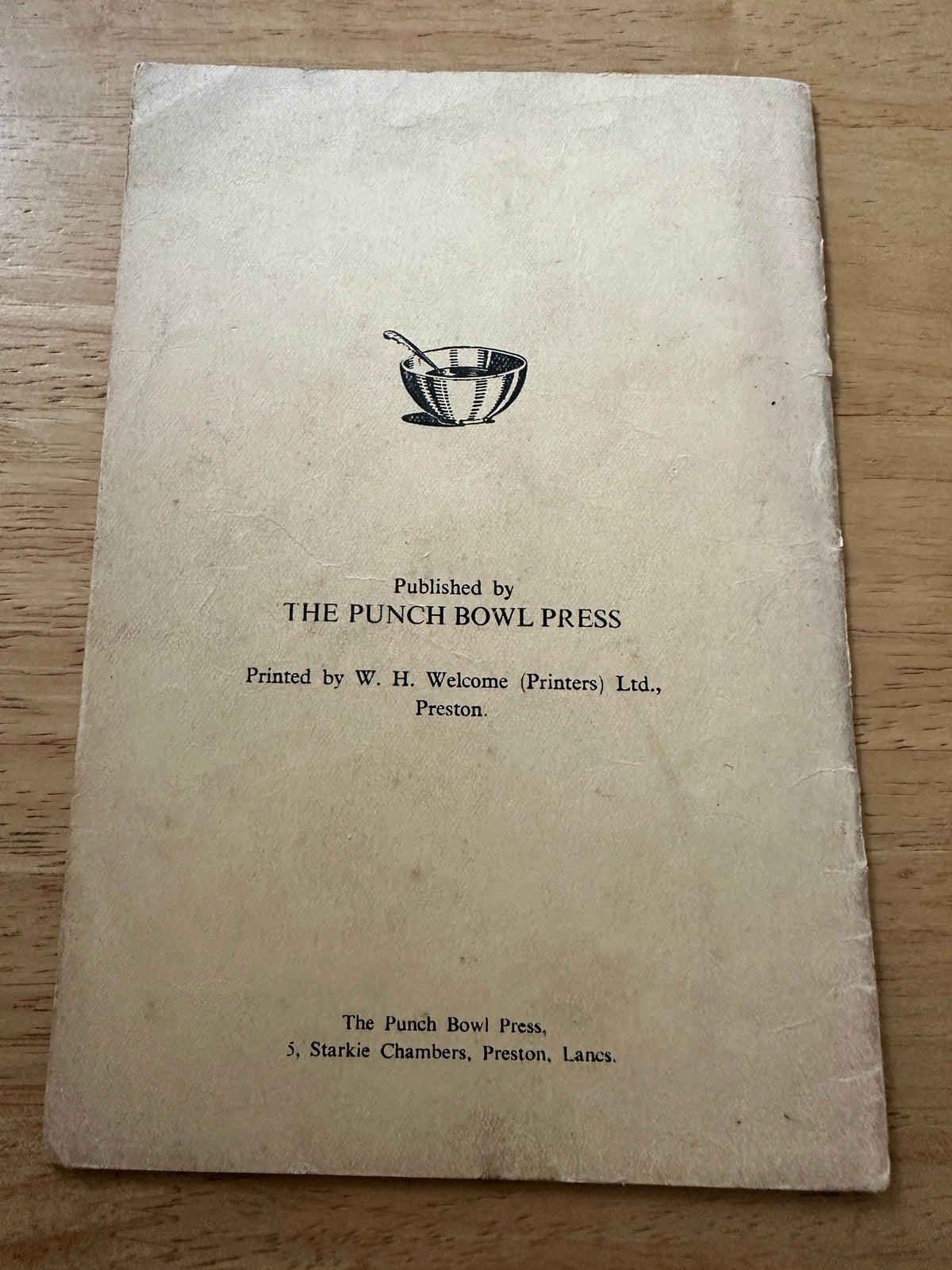 1946 Stop Binding - Richard Barker(Illust RAFF)The Punch Bowl Press - Honeyburn Books (UK)