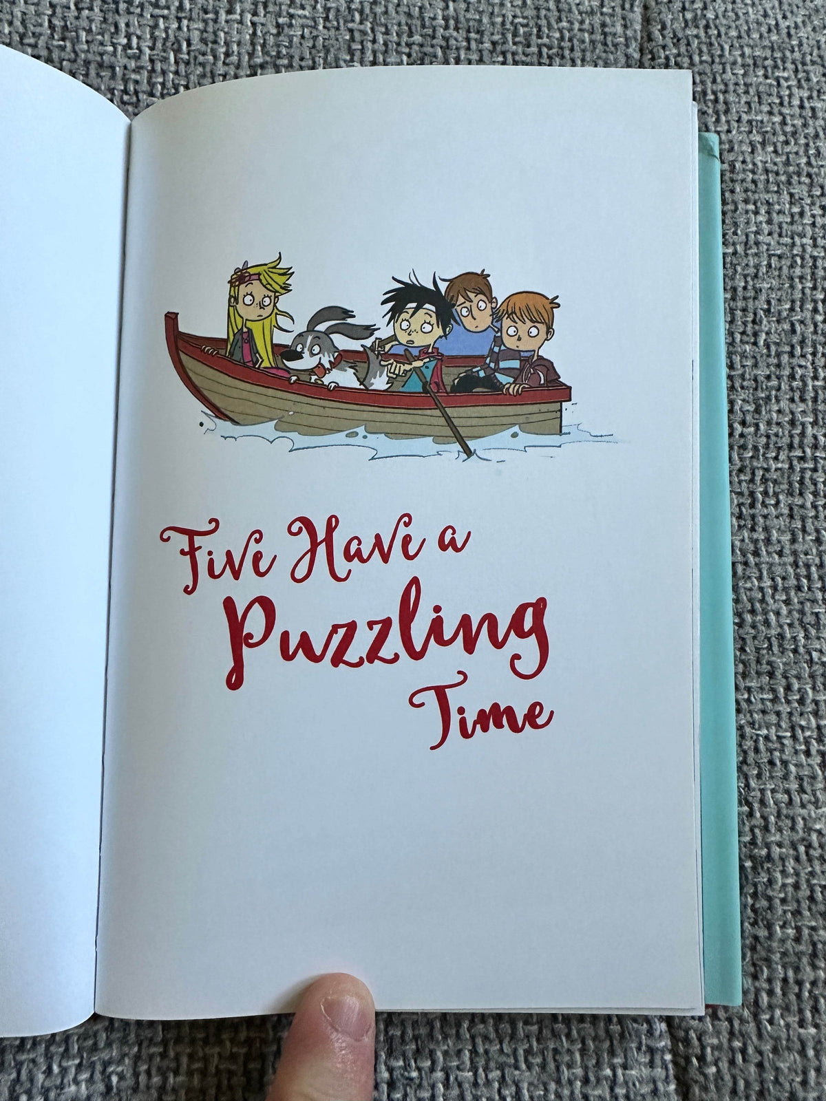 2016*1st* Famous Five Happy Christmas Five - Enid Blyton (Jamie Littler illustration) Hodder & Stoughton - Honeyburn Books (UK)
